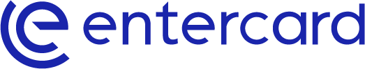 Blå Entercard-logo